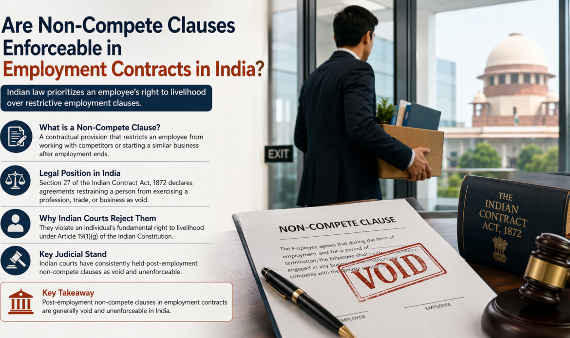 Non-Compete Clauses in Employment Contracts