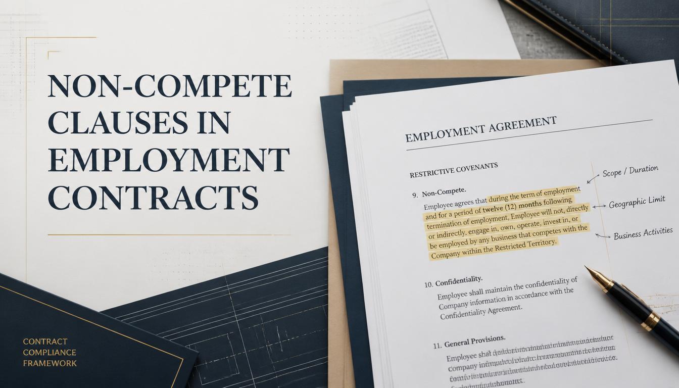 Non-Compete Clauses in Employment Contracts