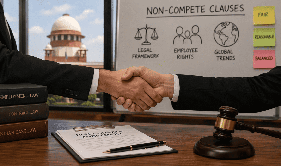 The Future of Non-Compete Clauses in India amid changing legal standards and global trends