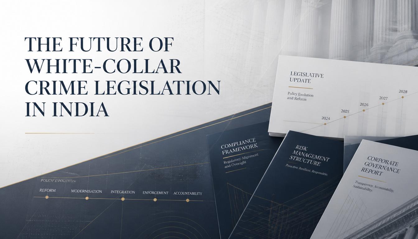 The Future of White-Collar Crime Legislation in India The Future of White-Collar Crime Legislation in India