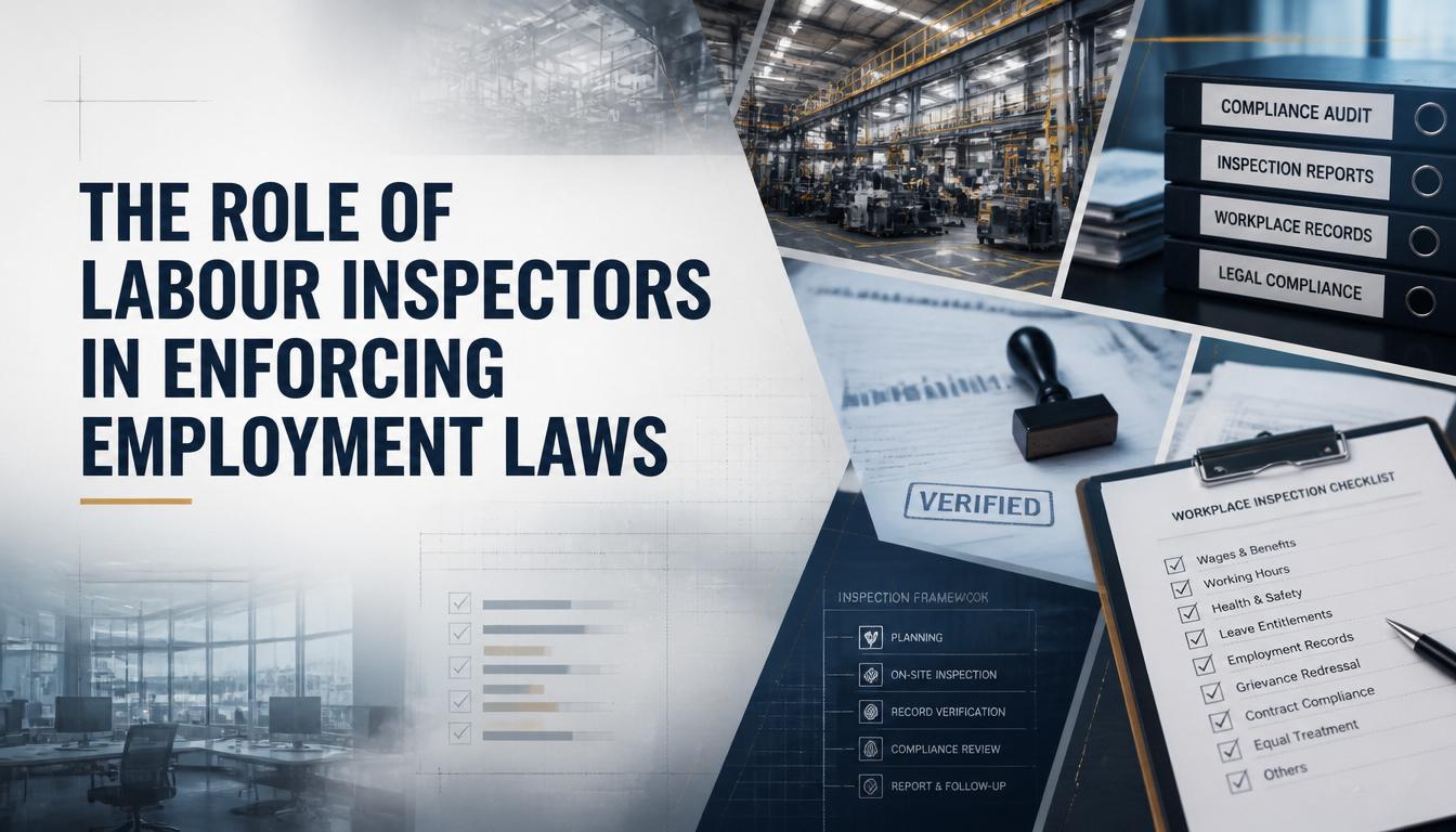 The Role of Labour Inspectors in Enforcing Employment Laws The Role of Labour Inspectors in Enforcing Employment Laws