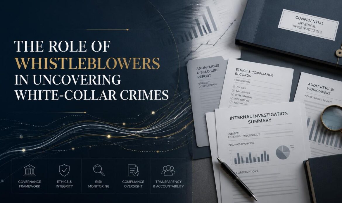 The Role of Whistleblowers in Uncovering White-Collar Crimes