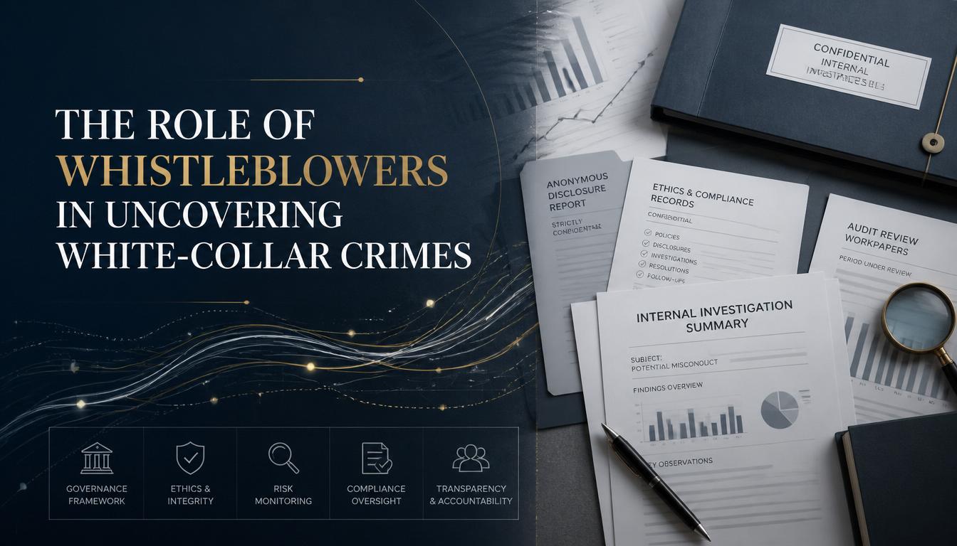The Role of Whistleblowers in Uncovering White-Collar Crimes