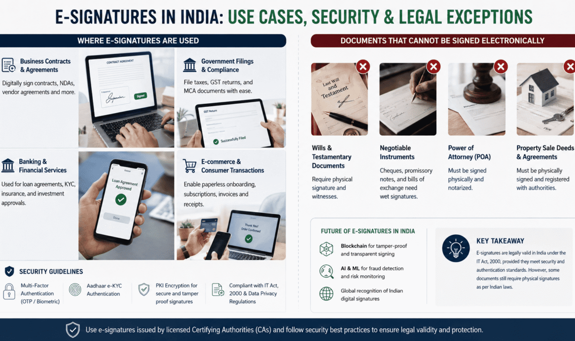 Use Cases, Security & Documents Requiring Physical Signatures