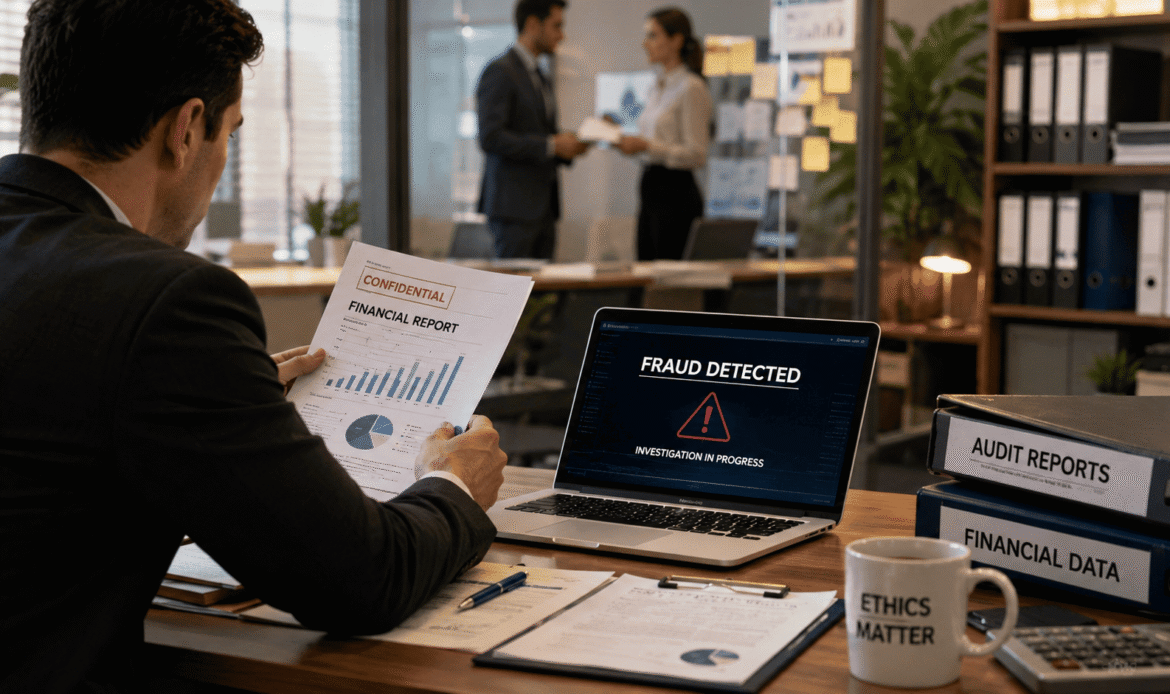 Whistleblower Reporting Corporate Fraud and Financial Crimes