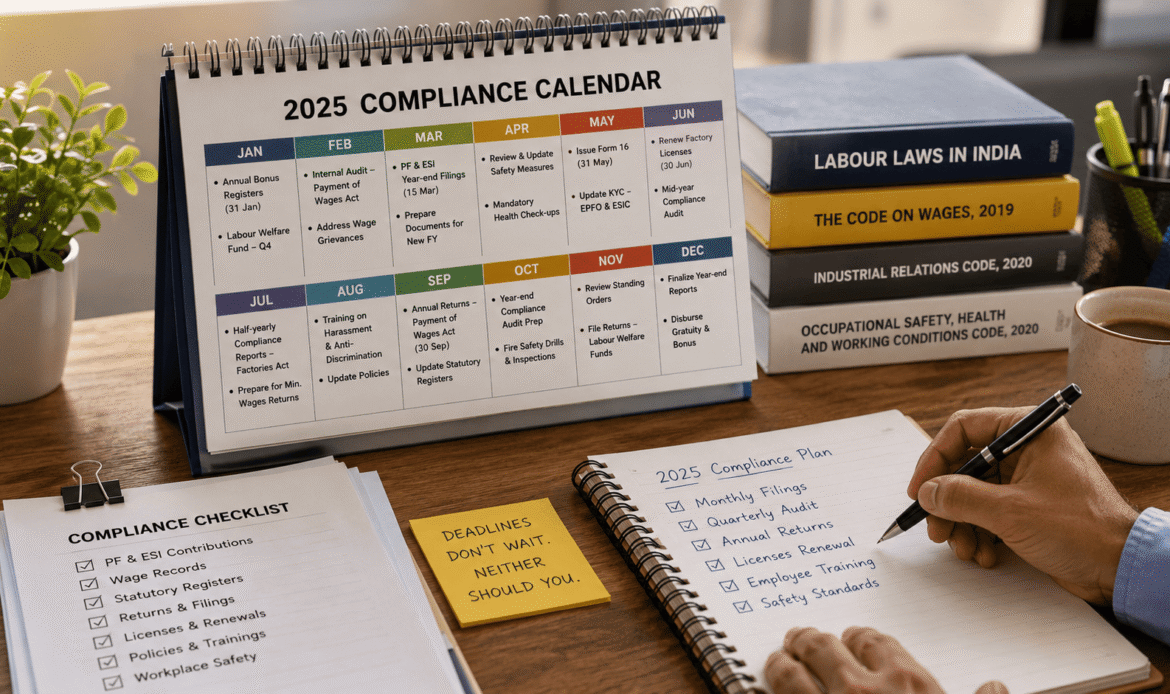 2025 Labour Law Compliance Deadlines