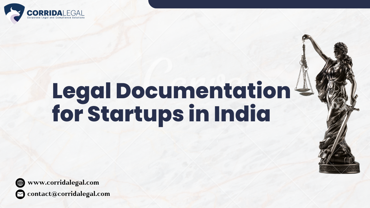 Legal documentation for Startups in India