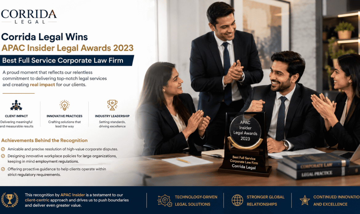 Corrida Legal Wins APAC Insider Legal Awards 2023