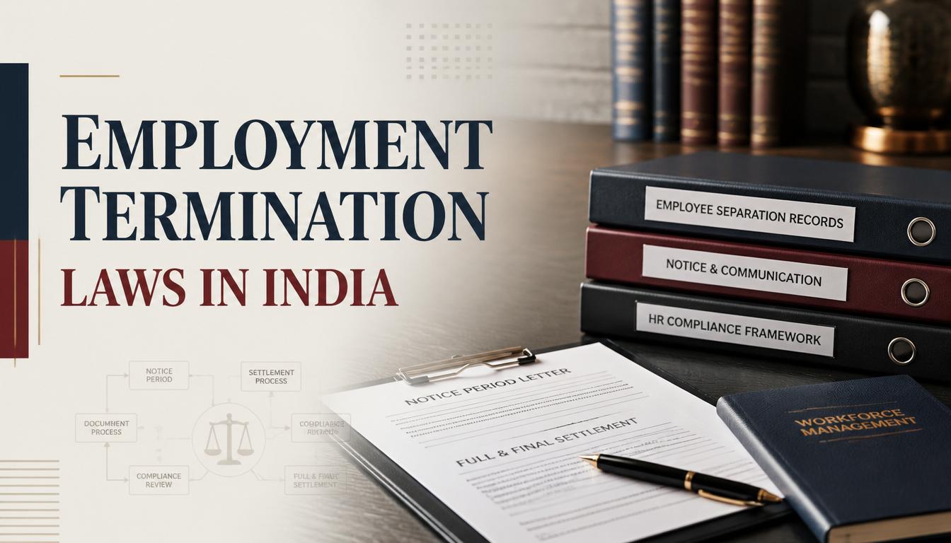 Employment Termination Laws in India Rules, Notice Period & Severance Pay