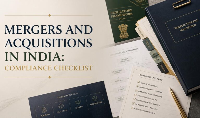 Mergers and Acquisitions in India Compliance Checklist