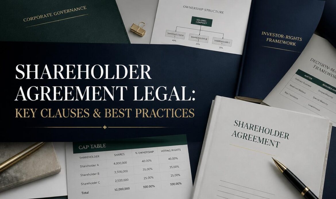 Shareholder Agreement Legal Key Clauses & Best Practices