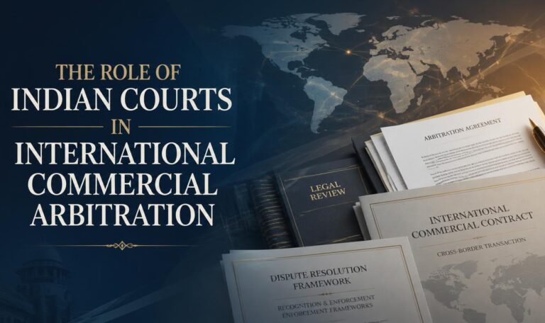 The Role of Indian Courts in International Commercial Arbitration