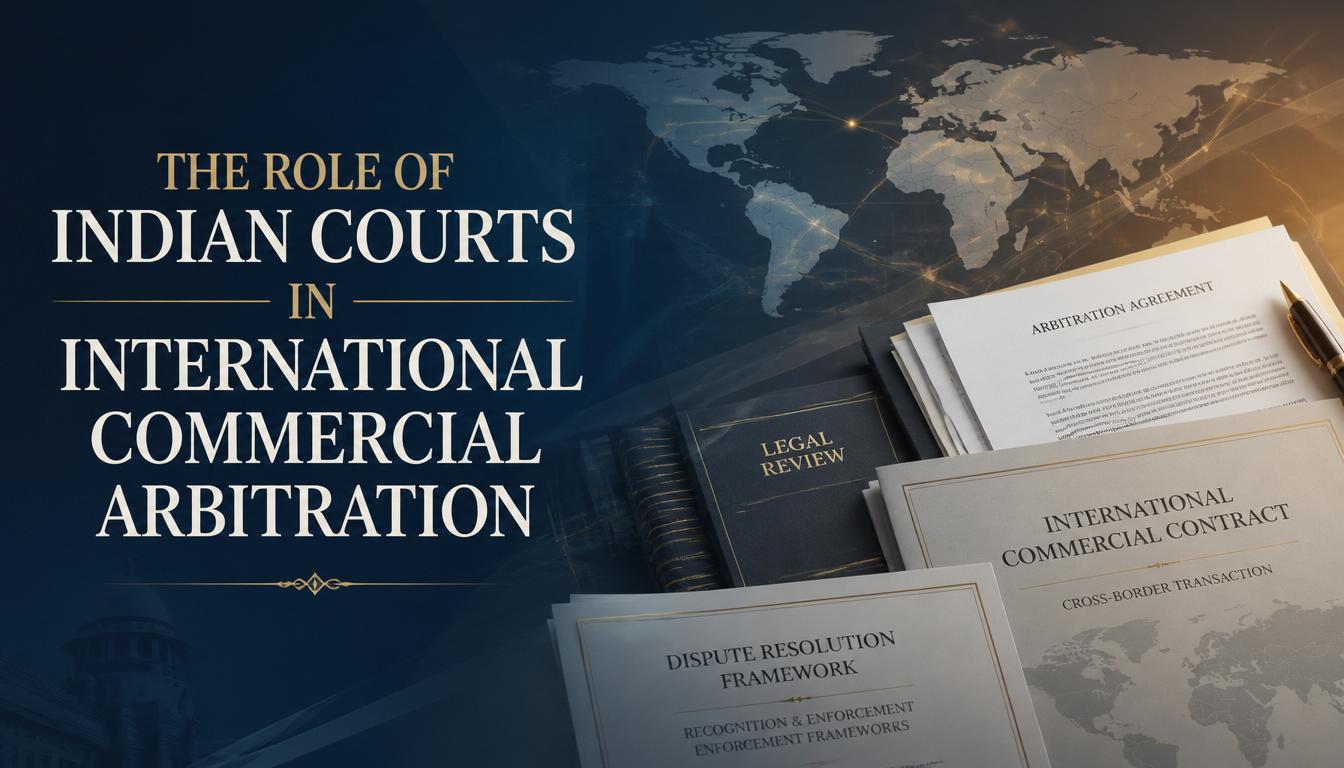 The Role of Indian Courts in International Commercial Arbitration The Role of Indian Courts in International Commercial Arbitration