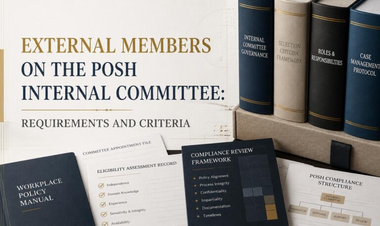 External Members on the POSH Internal Committee Requirements and Criteria