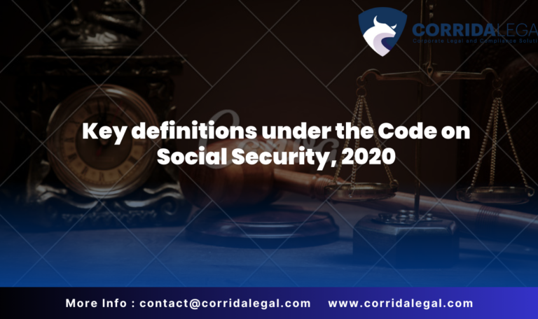 Key definitions under the Code on Social Security, 2020