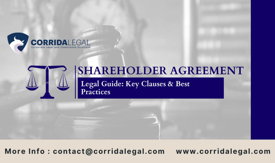 Shareholder Agreement Legal Guide: Key Clauses & Best Practices