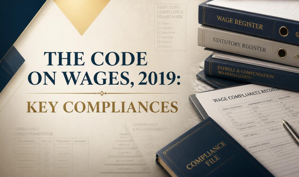 The Code on Wages, 2019 Key compliances