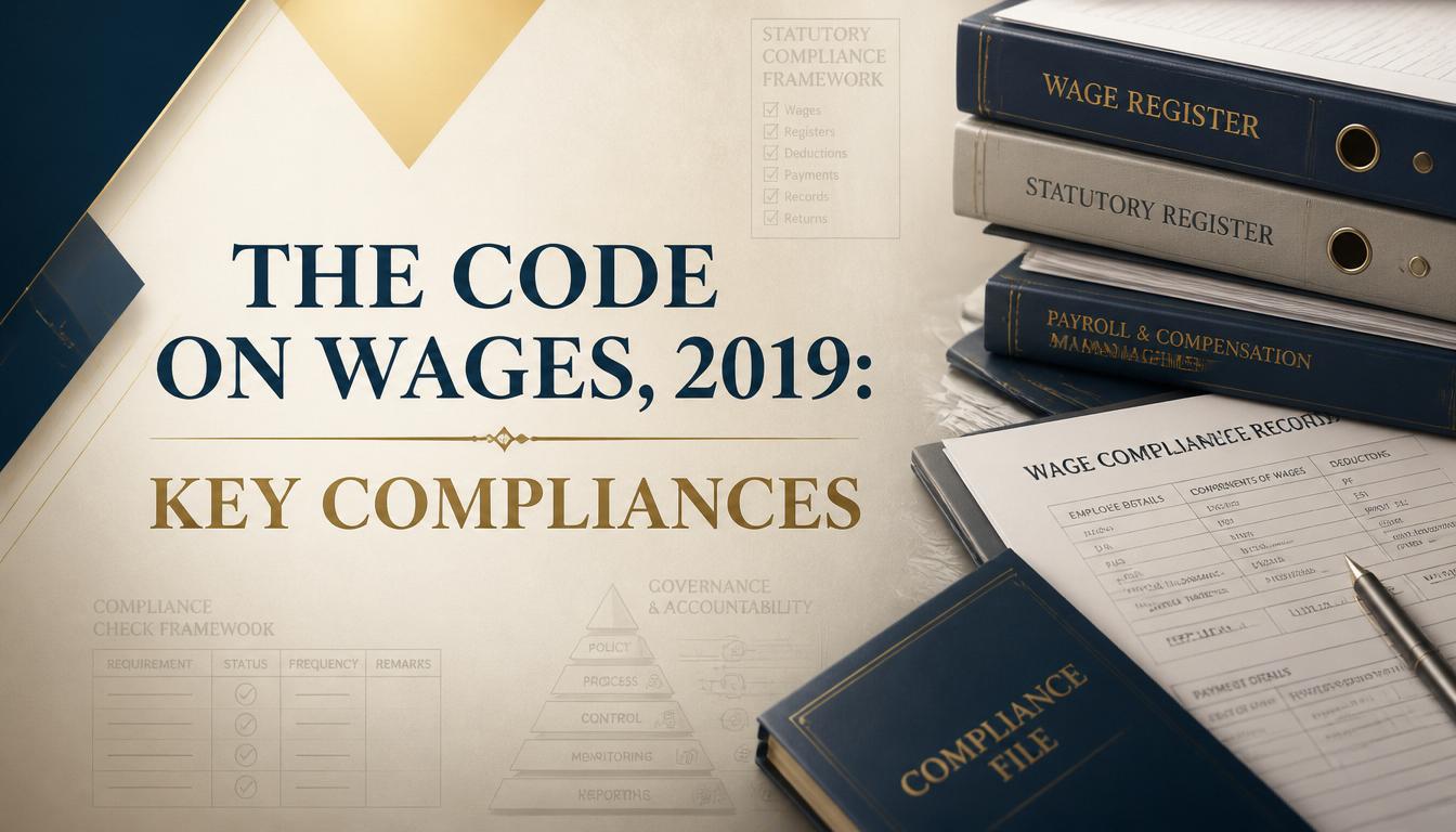 The Code on Wages, 2019 Key compliances The Code on Wages, 2019 Key compliances