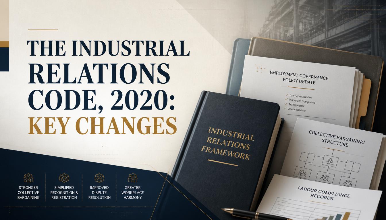 The Industrial Relations Code, 2020 Key changes The Industrial Relations Code, 2020 Key changes