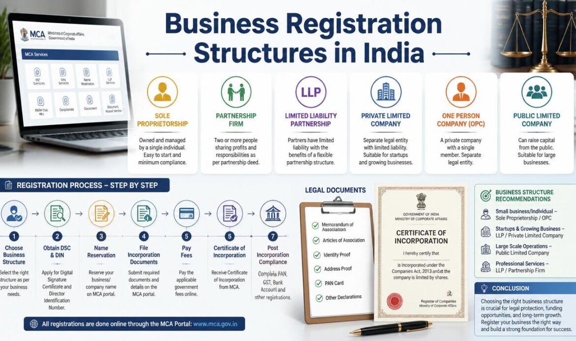 Business Structures & Registration Process
