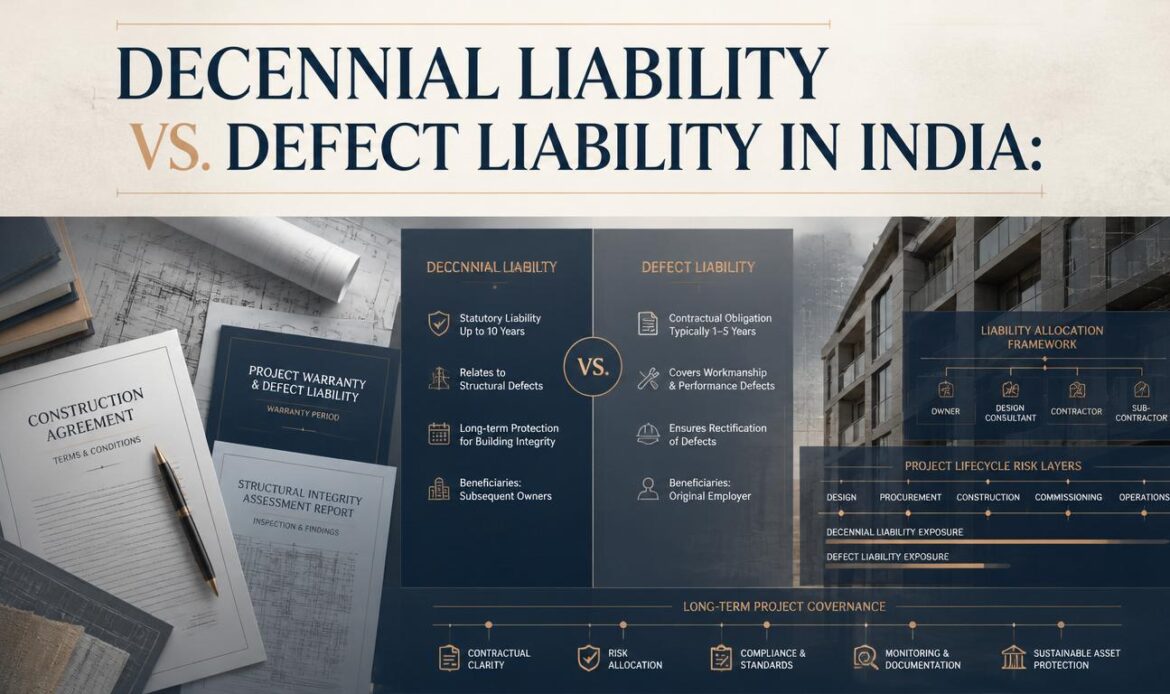 Decennial Liability vs. Defect Liability in India Understanding Long-Term Construction Liabilities
