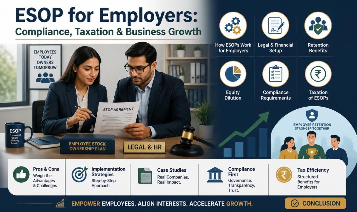 ESOP Benefits, Taxation & Compliance for Employers