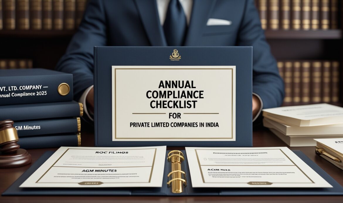 Annual Compliance Checklist for Private Limited Companies in India