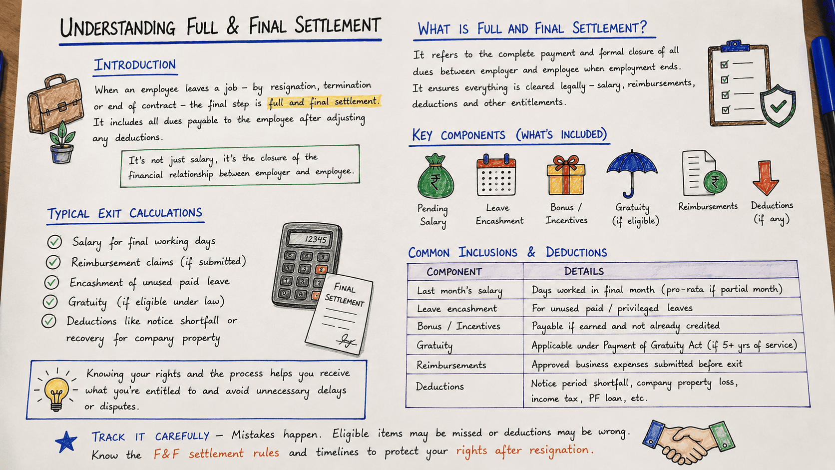 Full and Final Settlement Process in India