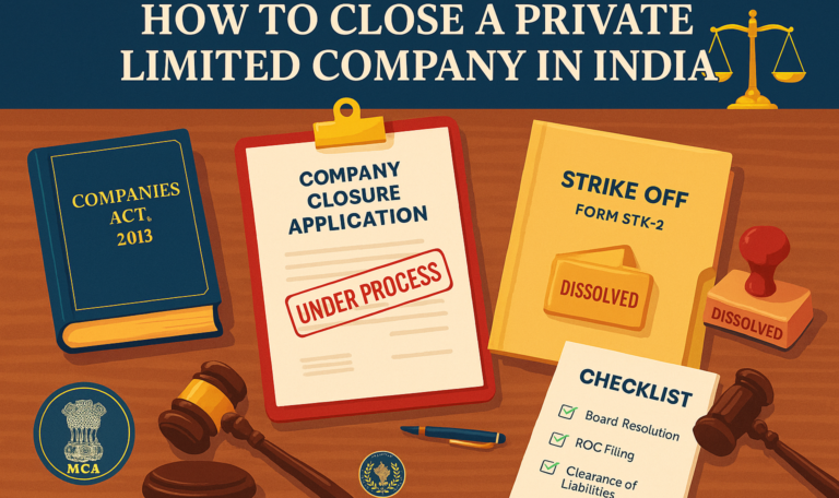 How to Close a Private Limited Company in India