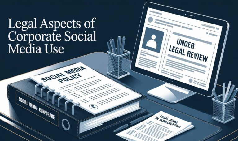 Legal Aspects of Corporate Social Media Use