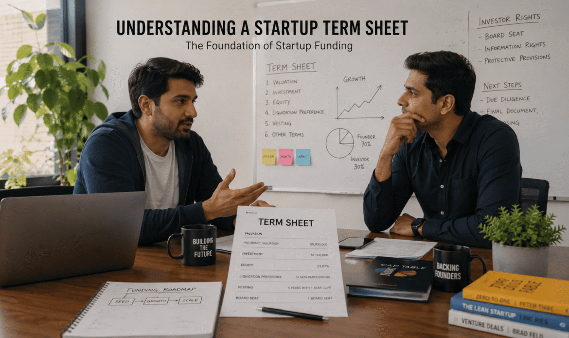 Understanding a Startup Term Sheet