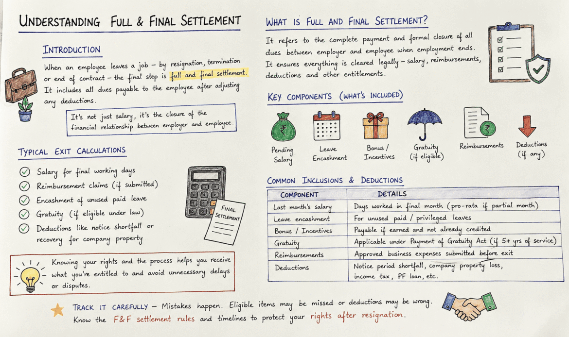 What is Full and Final Settlement