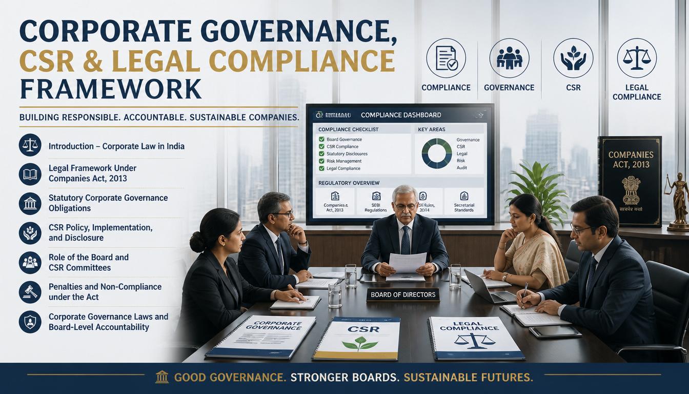 Corporate Governance, CSR & Legal Compliance Framework