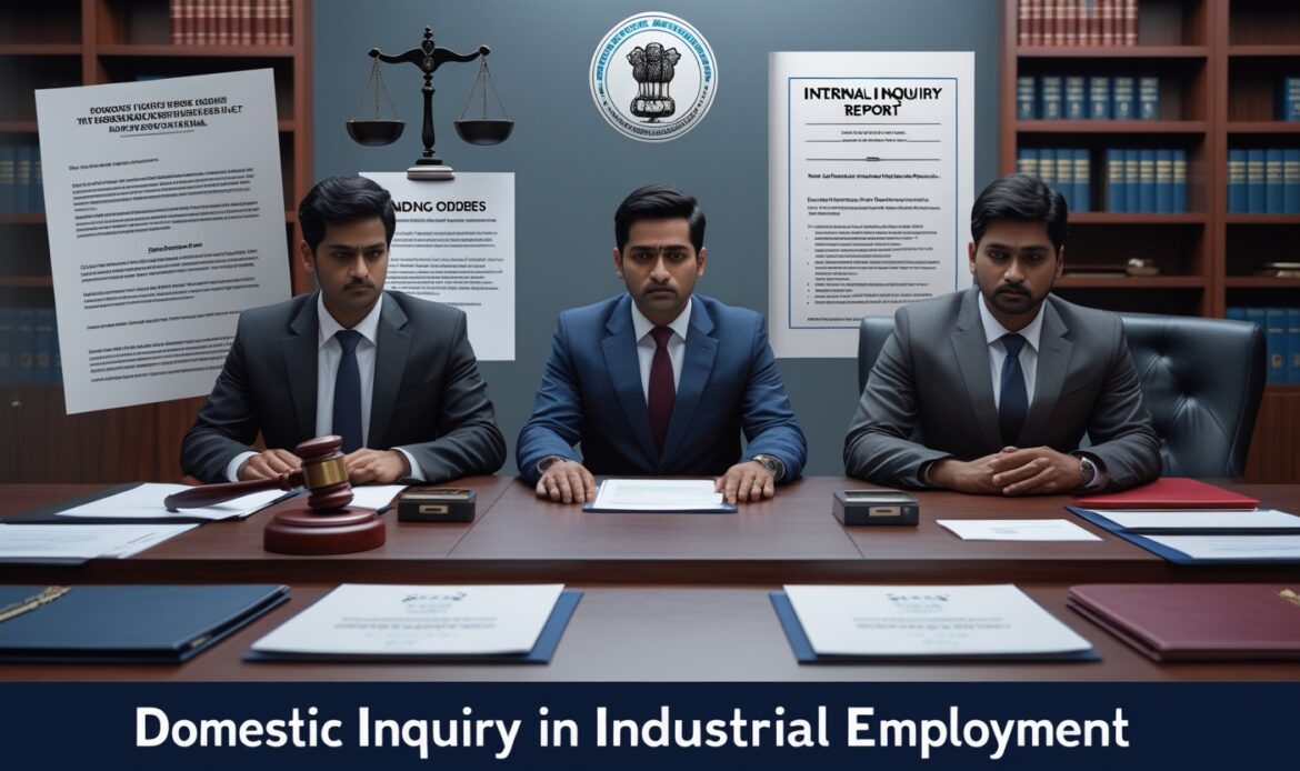 Domestic Inquiry in Industrial Employment Procedural Fairness and Disciplinary Action
