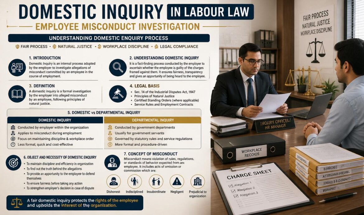 Domestic Inquiry – Concept, Purpose & Misconduct