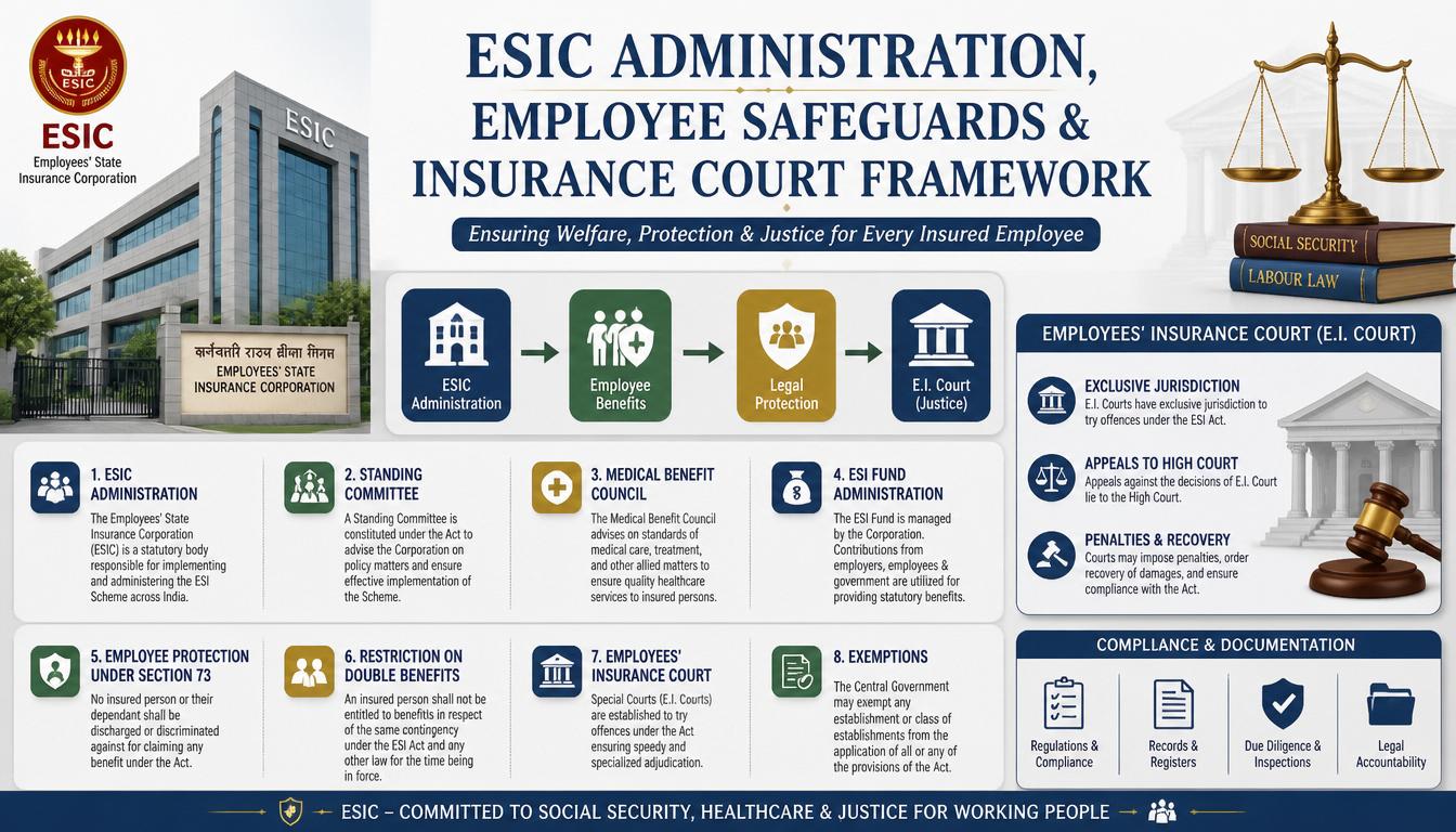 ESIC Administration, Employee Protection & Insurance Court
