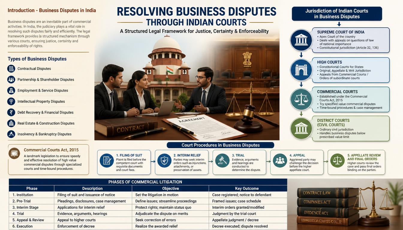 Indian Courts Handling Business Disputes