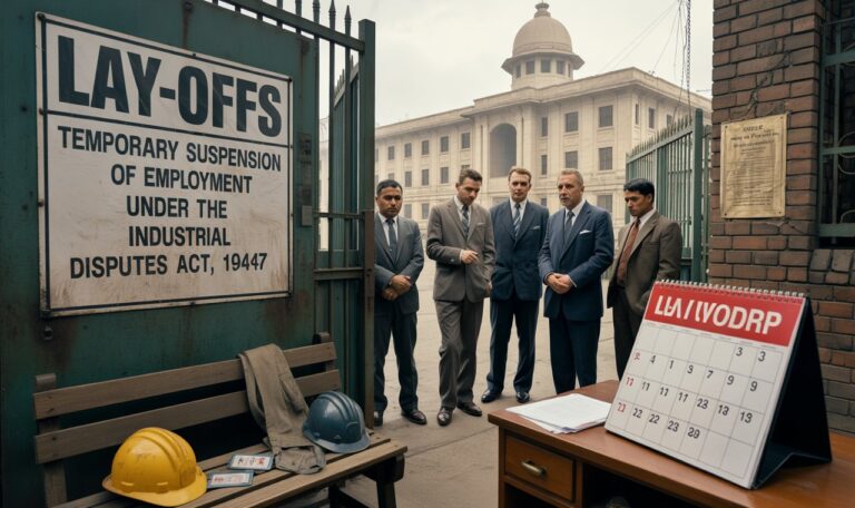 Lay-Offs Temporary Suspension of Employment Under the Industrial Disputes Act, 1947