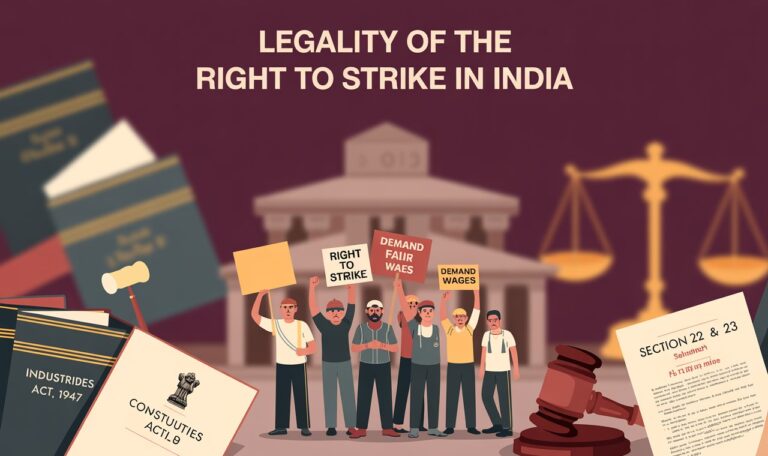Legality of the Right to Strike in India