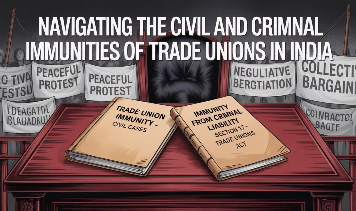Navigating the Civil and Criminal Immunities of Trade Unions in India