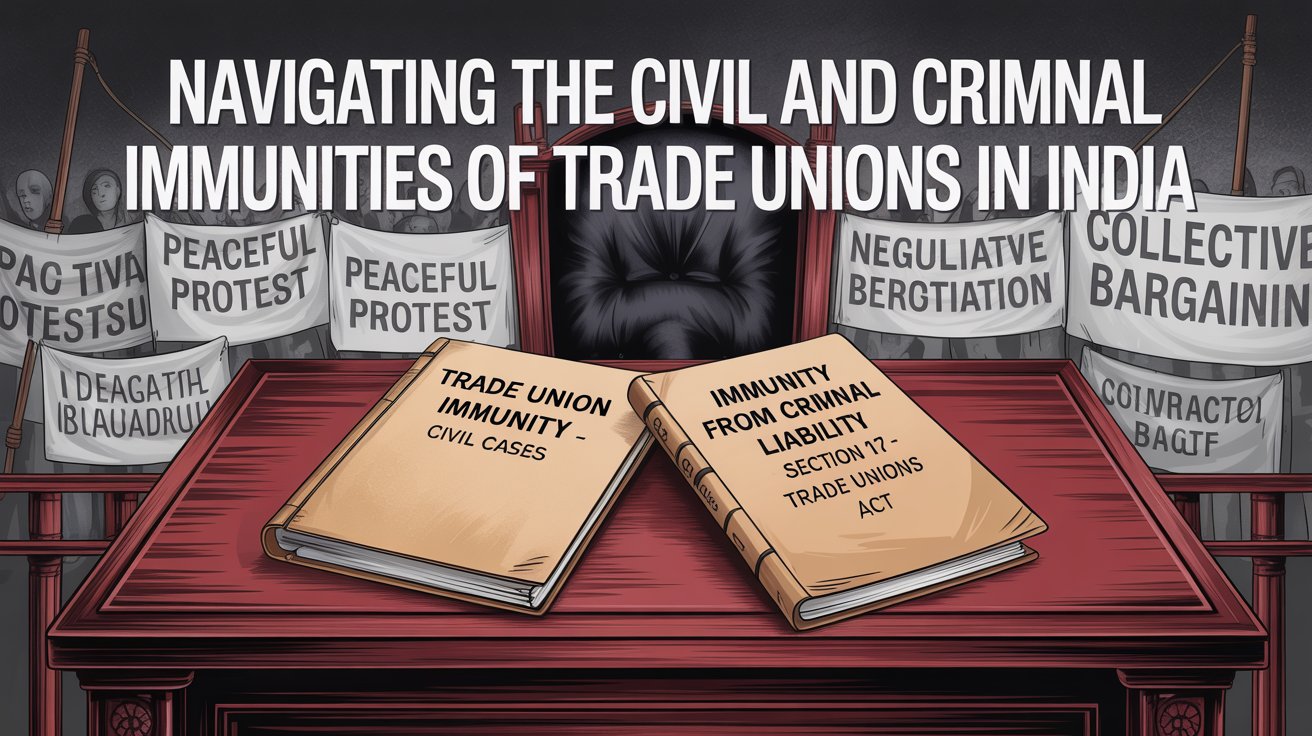 Navigating the Civil and Criminal Immunities of Trade Unions in India