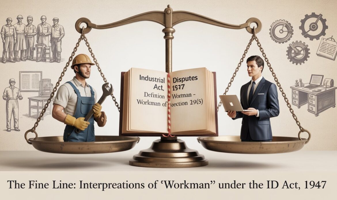The Fine Line Interpretations of the Term 'Workman' Under the Industrial Disputes Act, 1947