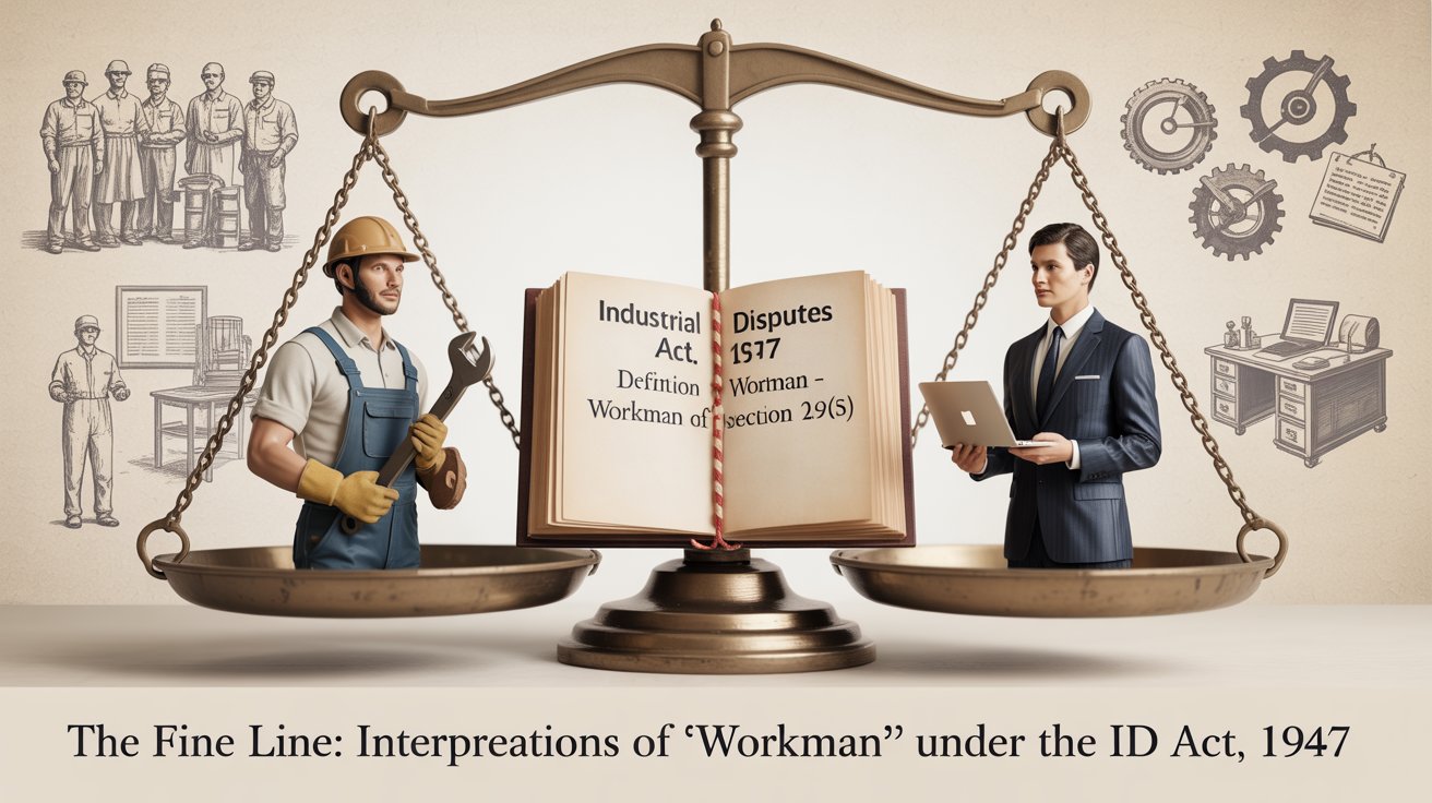 The Fine Line Interpretations of the Term 'Workman' Under the Industrial Disputes Act, 1947