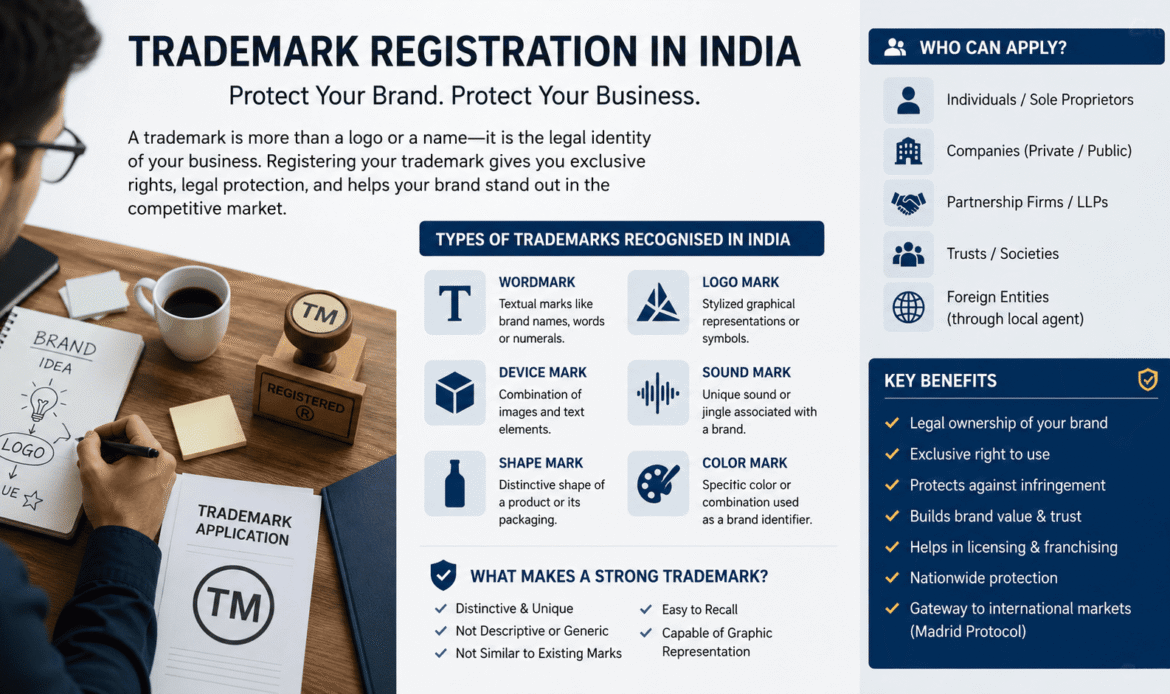 Trademark Registration India – Basics & Benefits