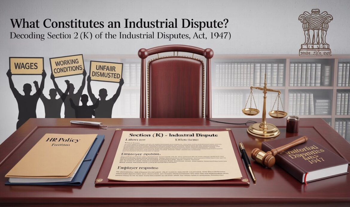 What Constitutes an Industrial Dispute Decoding Section 2(k) of the Industrial Disputes Act, 1947