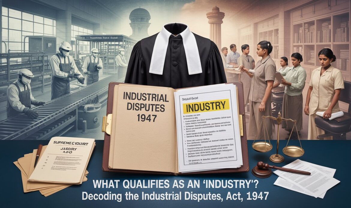 What Qualifies as an 'Industry' Decoding the Industrial Disputes Act, 1947