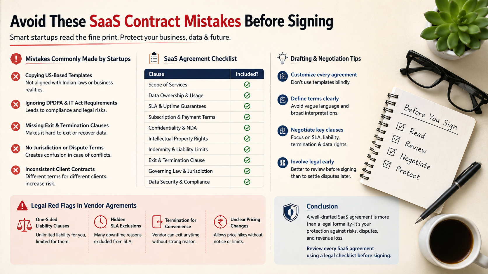 Common SaaS Contract Mistakes & Vendor Red Flags