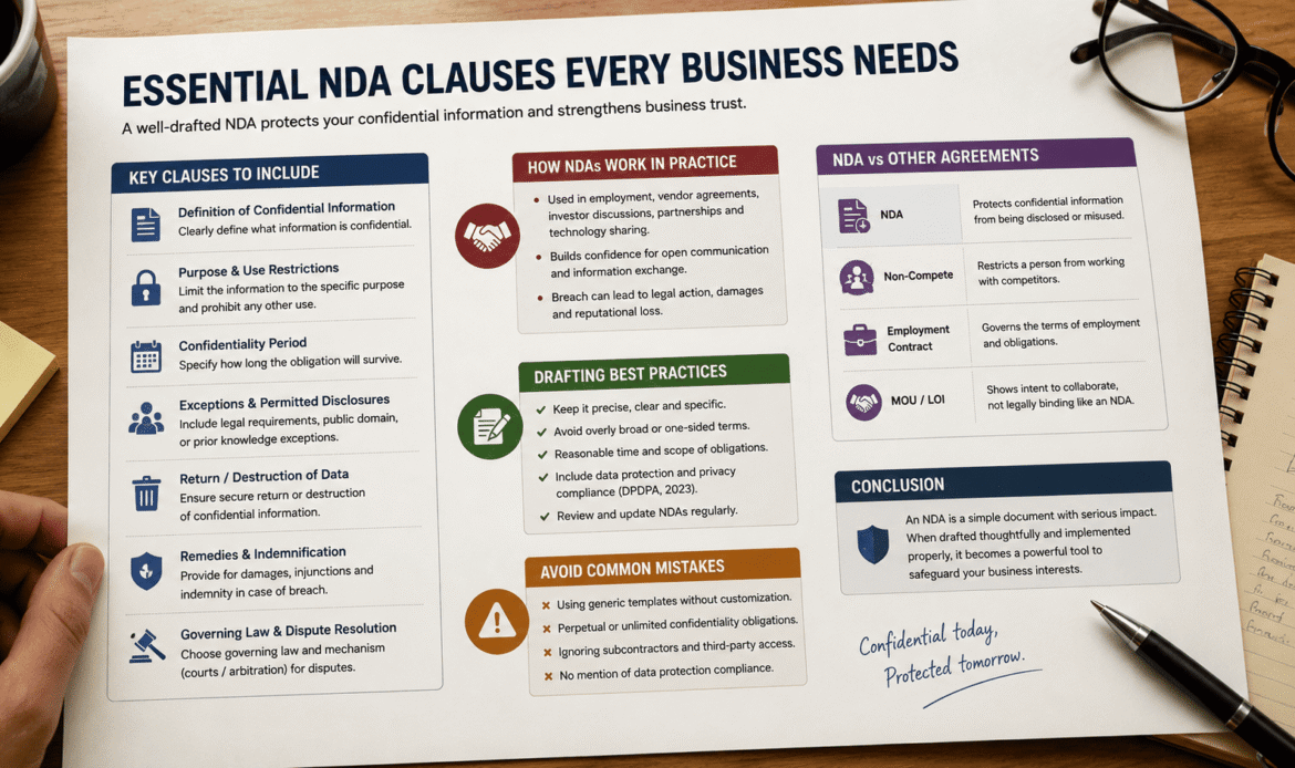 Essential NDA Clauses & Business Best Practices
