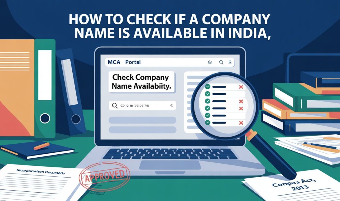 How to Check if a Company Name Is Available in India