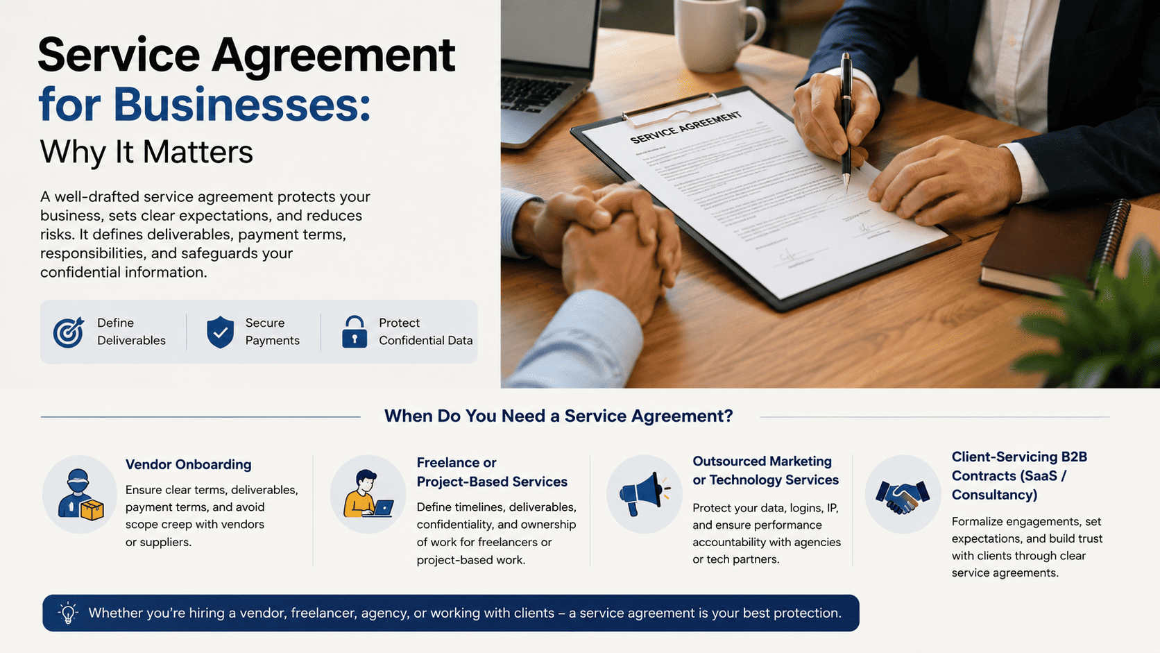 Key Clauses & Legal Protection in Service Agreements